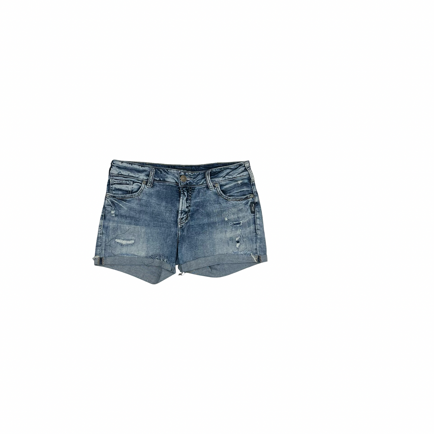 Shorts By Silver In Blue Denim, Size:12