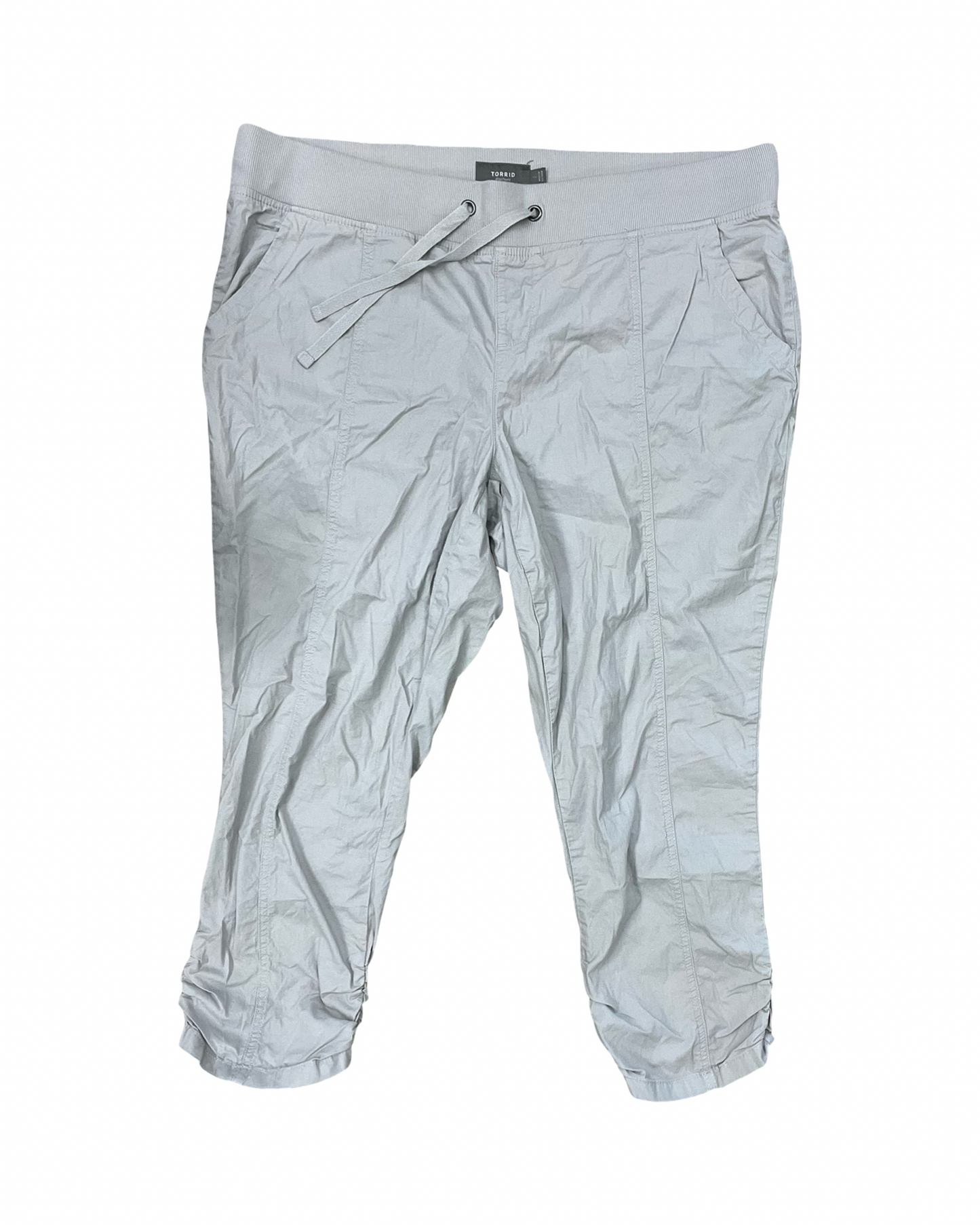 Pants Cropped By Torrid In Grey, Size:2X