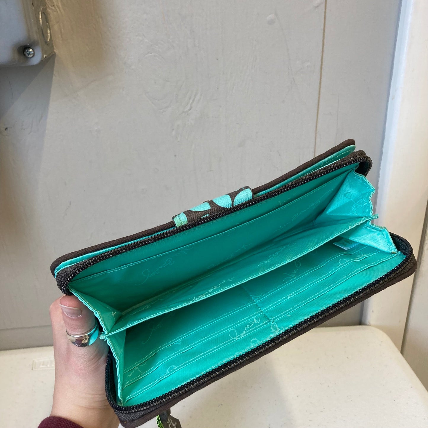 Wallet By Vera Bradley In Brown, Size:Large