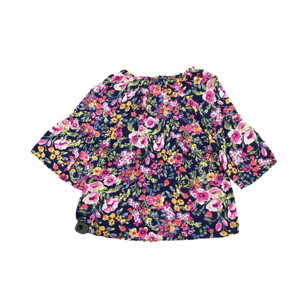 Top 3/4 Sleeve By Counterparts In Multi, Size:Xl