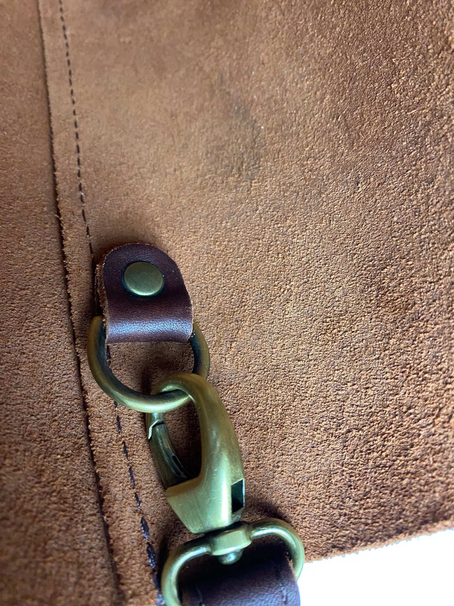 Handbag Leather By Portland Leather, Size: Medium