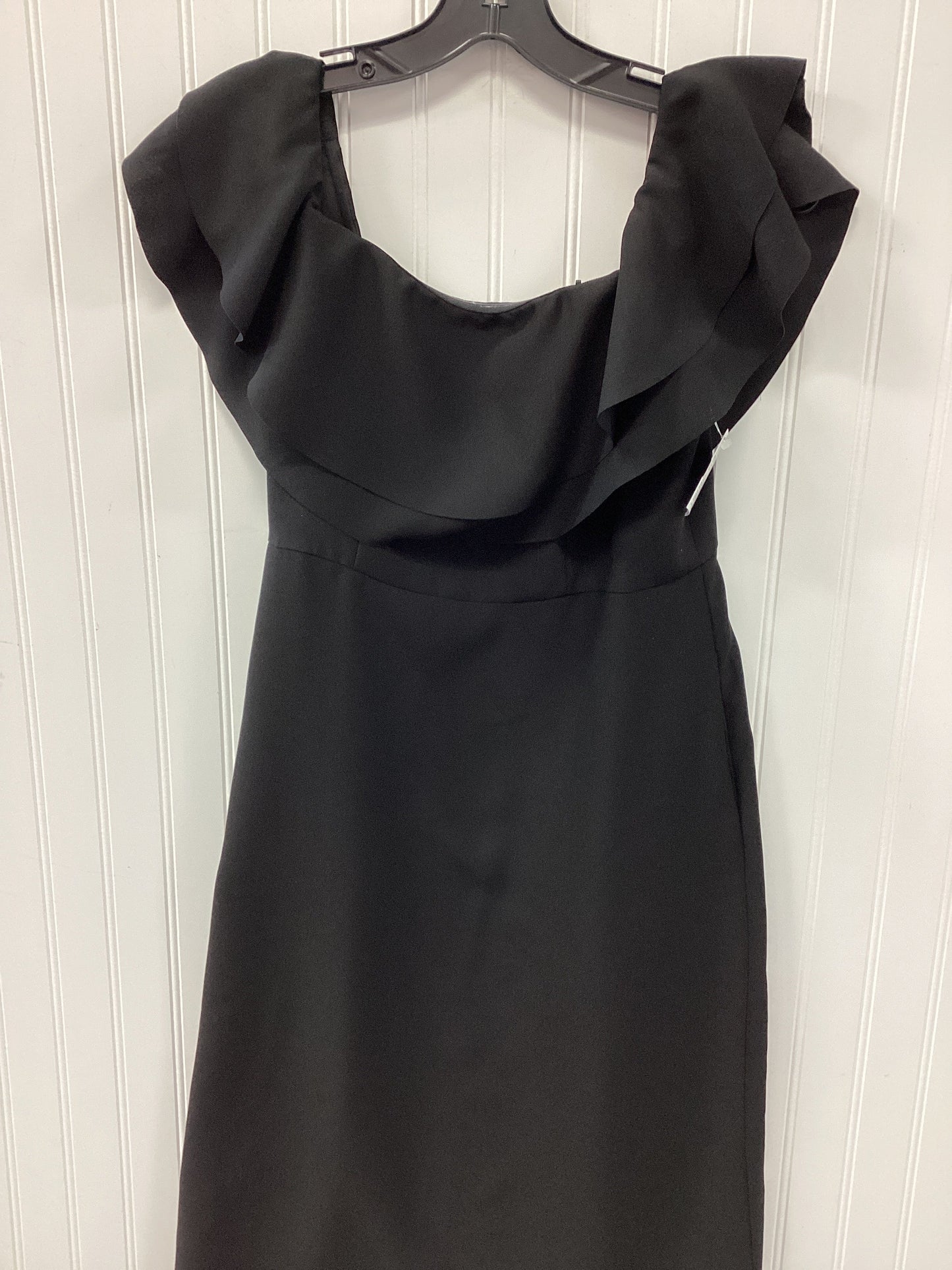Dress Casual Midi By Banana Republic In Black, Size:0