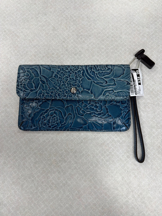 Wristlet Designer By Patricia Nash In Blue, Size:Medium