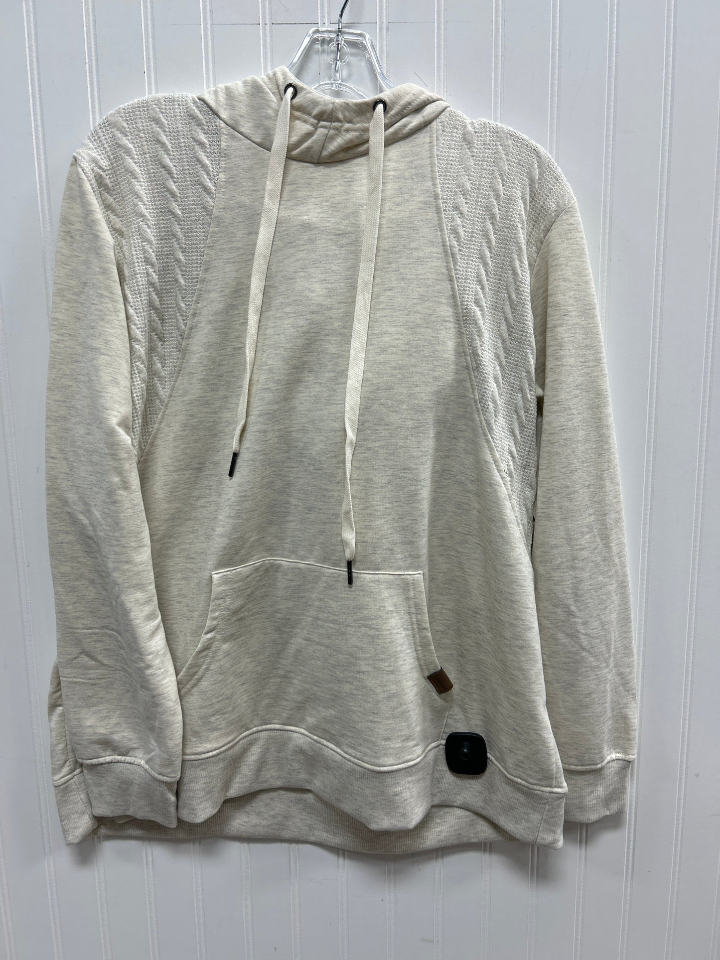 Sweatshirt Hoodie By Maurices In Cream, Size:L