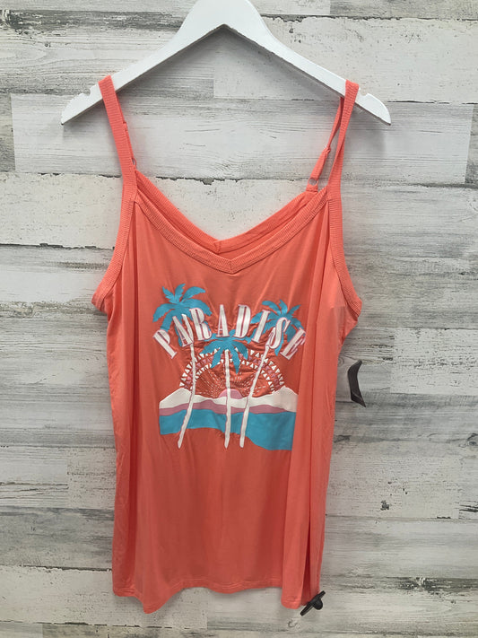Tank Top By Torrid In Orange, Size:2X