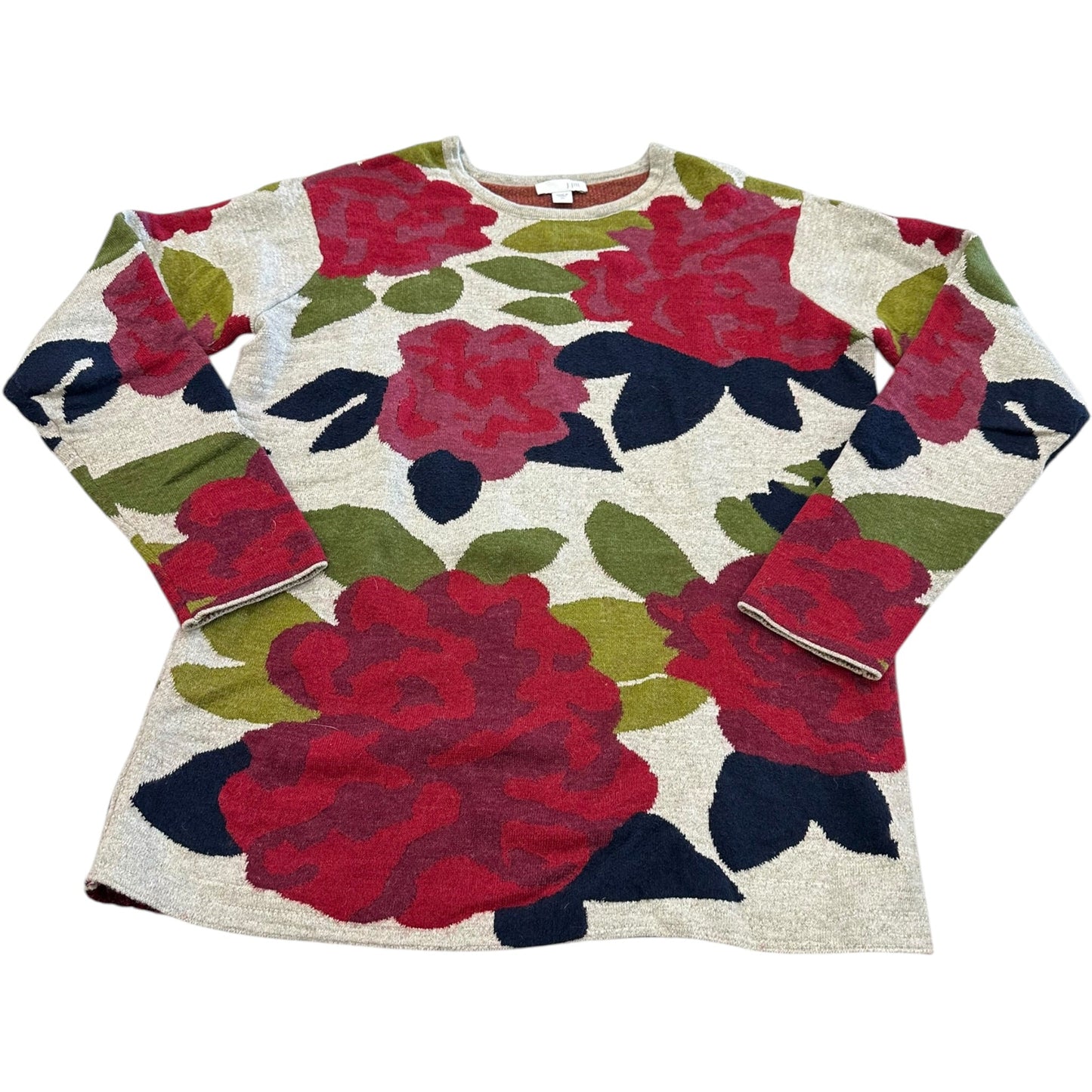 Top Ls By J. Jill In Floral Print, Size:S