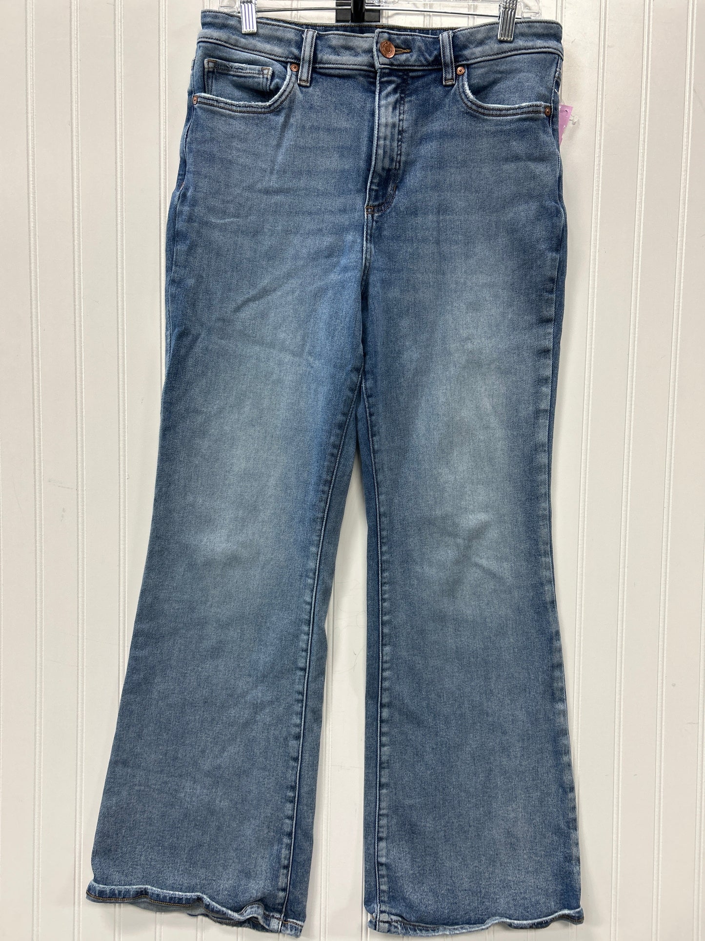 Jeans Flared By Lc Lauren Conrad In Blue Denim, Size:14