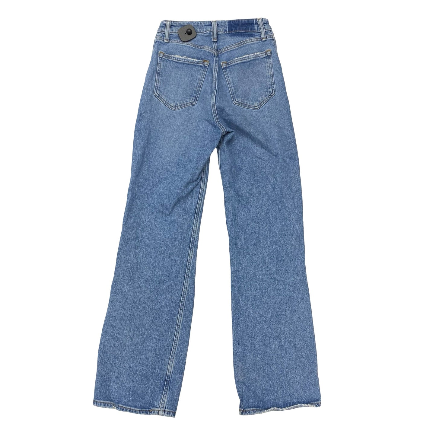 Jeans Straight By Abercrombie And Fitch In Blue, Size:0