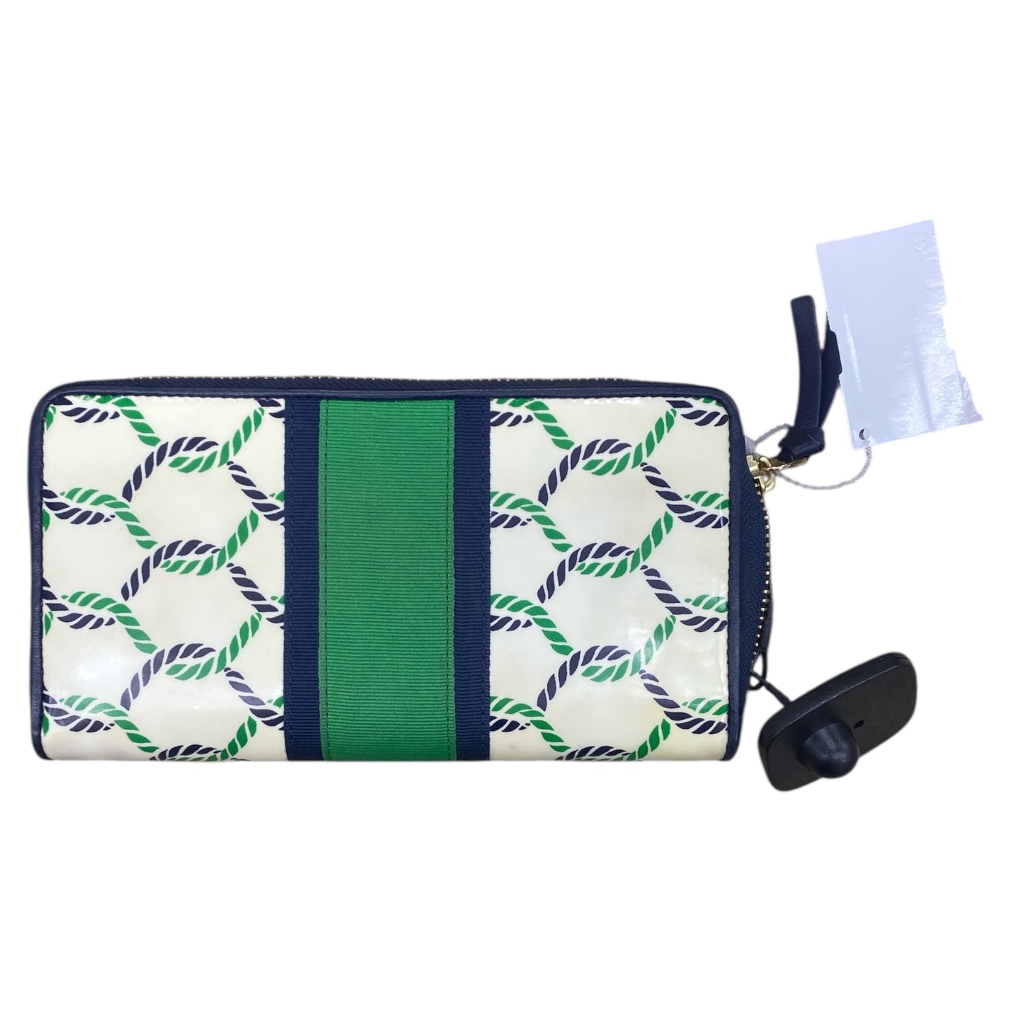 Wallet Designer By Tory Burch In Blue & Green, Size:Large