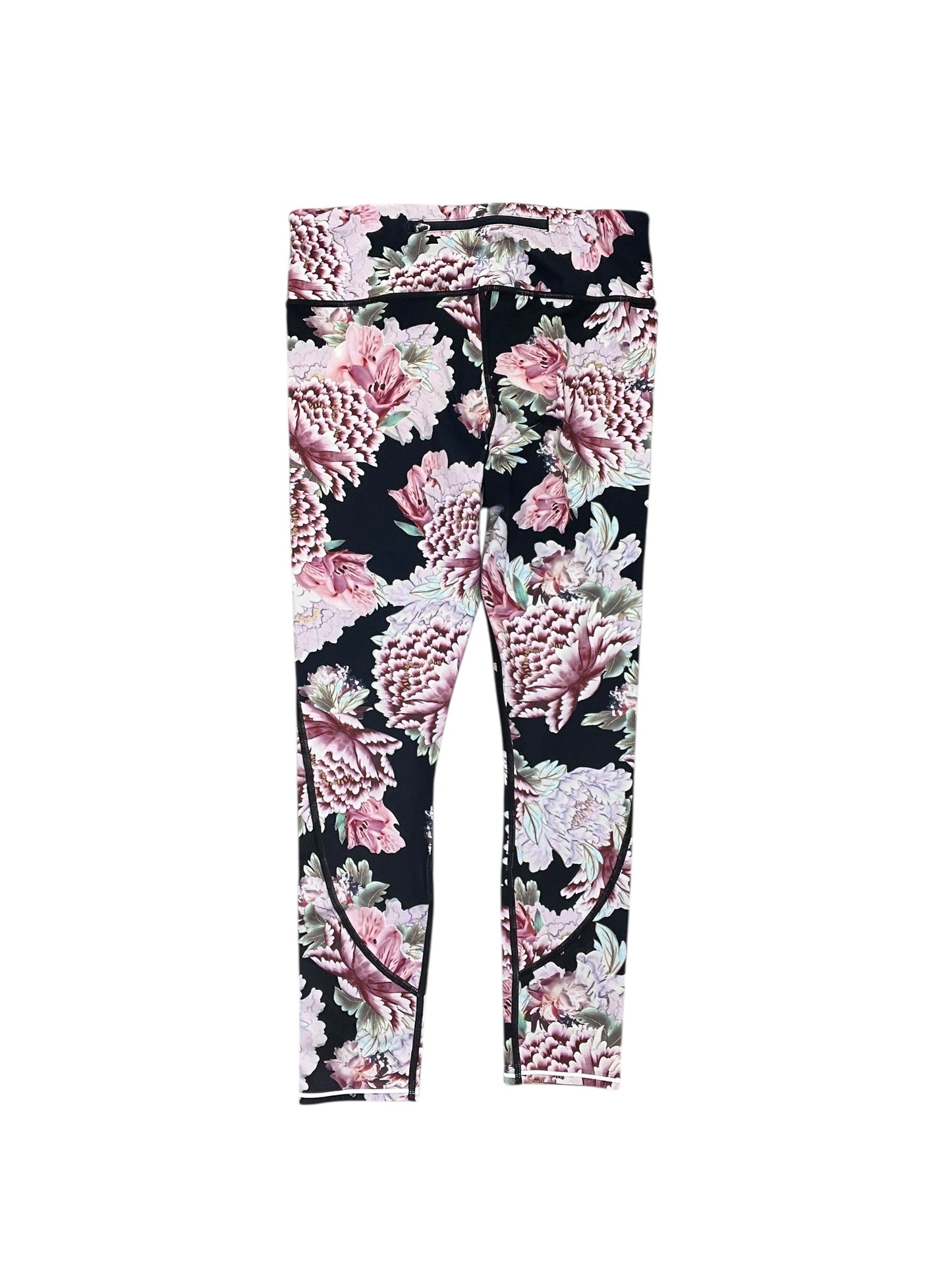 Athletic Leggings By Athleta In Floral Print, Size:S
