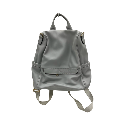 Backpack By Clothes Mentor In Grey, Size:Medium