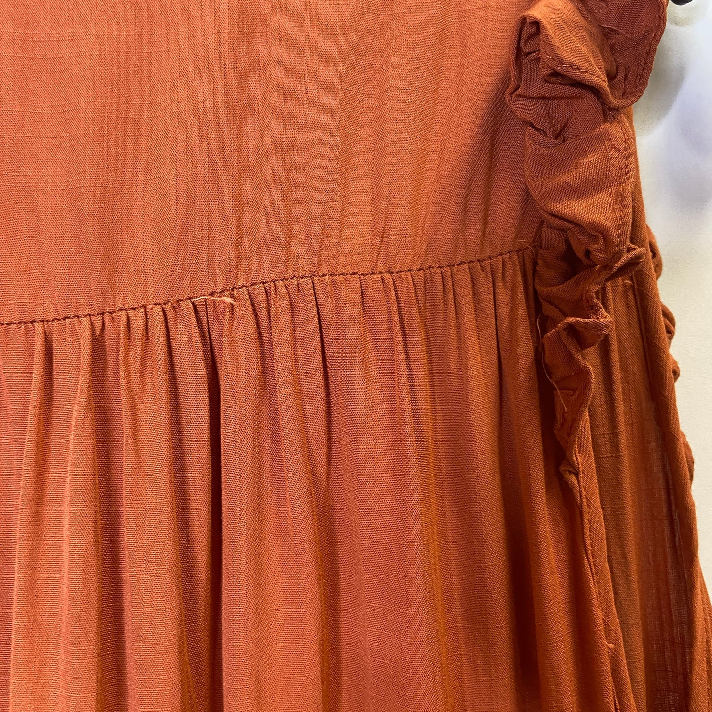 Dress Casual Midi By Mustard Seed In Orange, Size: L