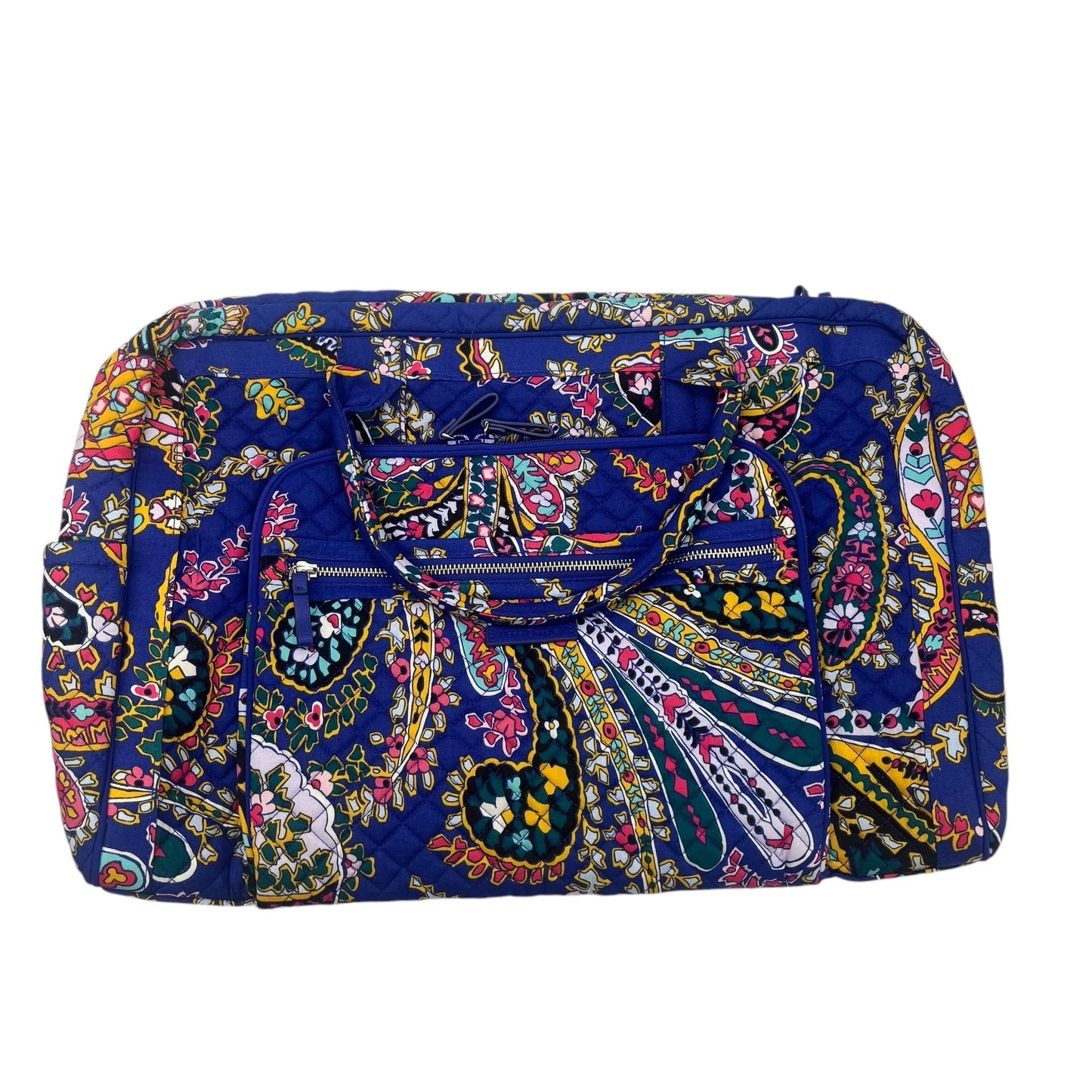 Duffle And Weekender By Vera Bradley In Blue & Yellow, Size:Medium