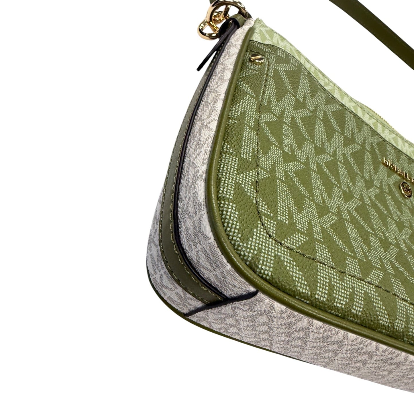 Handbag Designer By Michael Kors In Green, Size:Medium