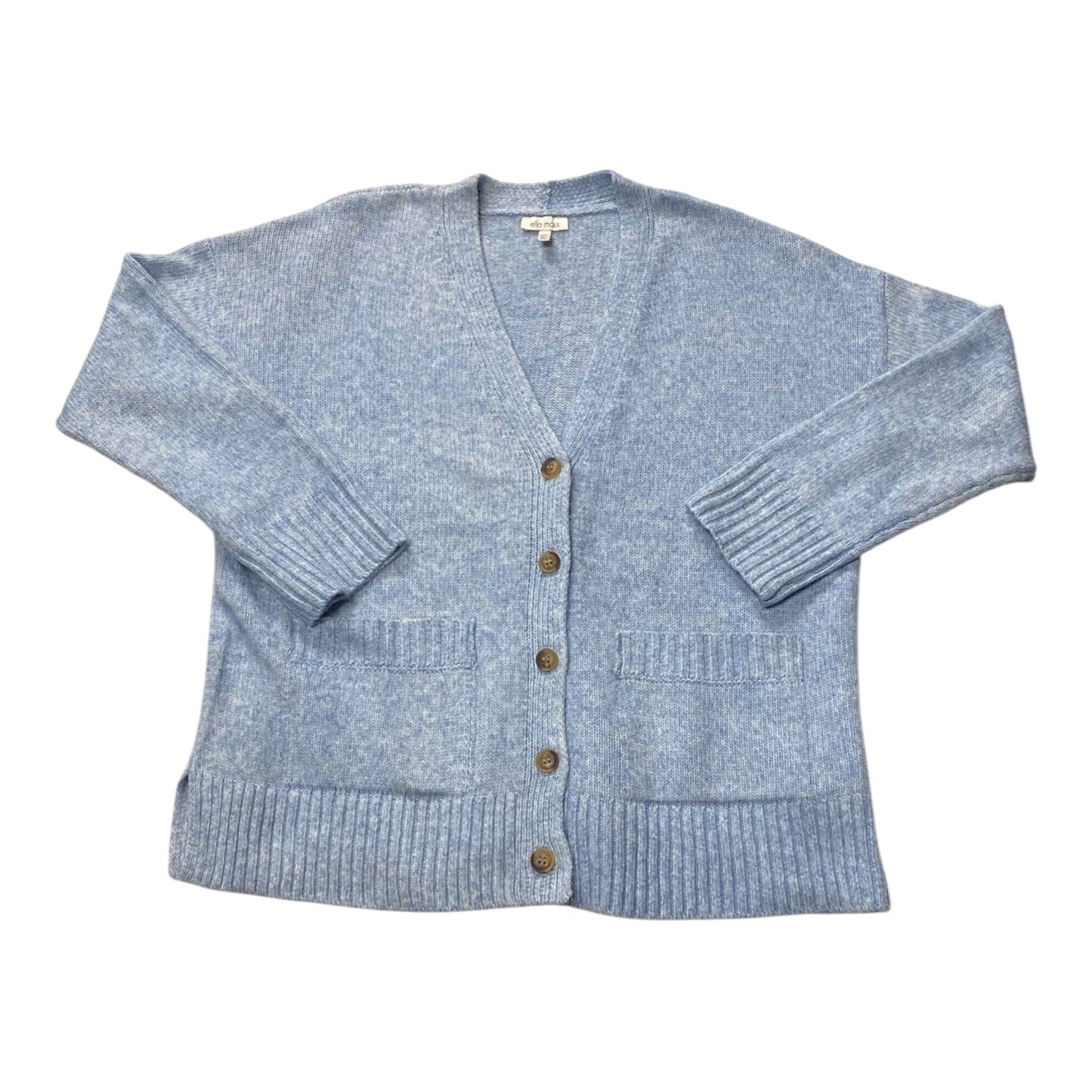 Sweater Cardigan By Ella Moss In Blue, Size:S