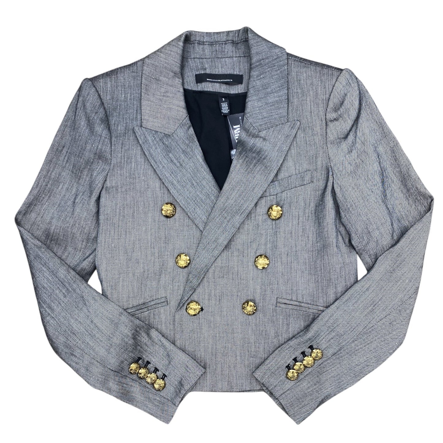 Blazer By White House Black Market In Grey, Size:2