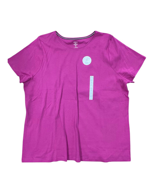 Top Ss By Croft And Barrow In Pink, Size:2X