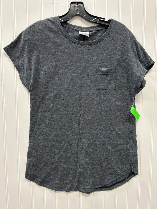 Athletic Top Ss By Columbia In Grey, Size:M
