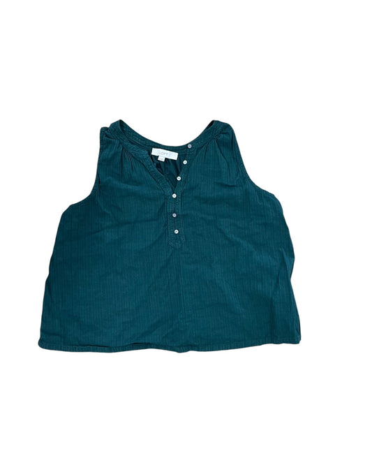 Athletic Tank Top By Athleta In Green, Size:1X