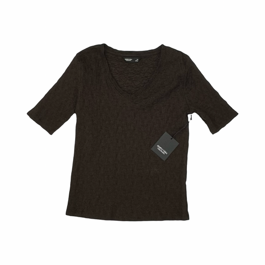 Top Ss By Simply Vera In Brown, Size:Xs