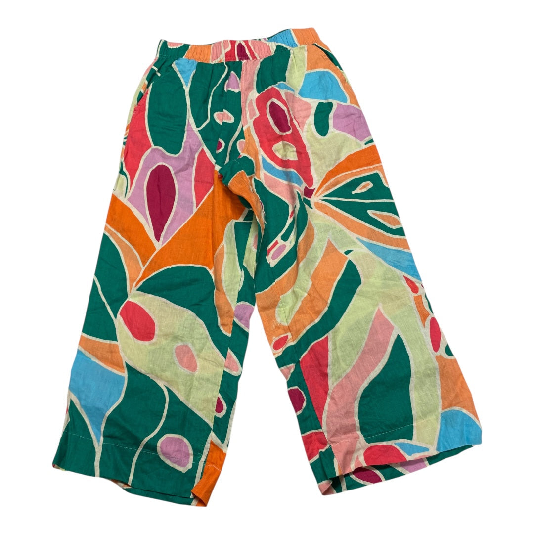 Pants Linen By Christian Siriano In Multi, Size:M