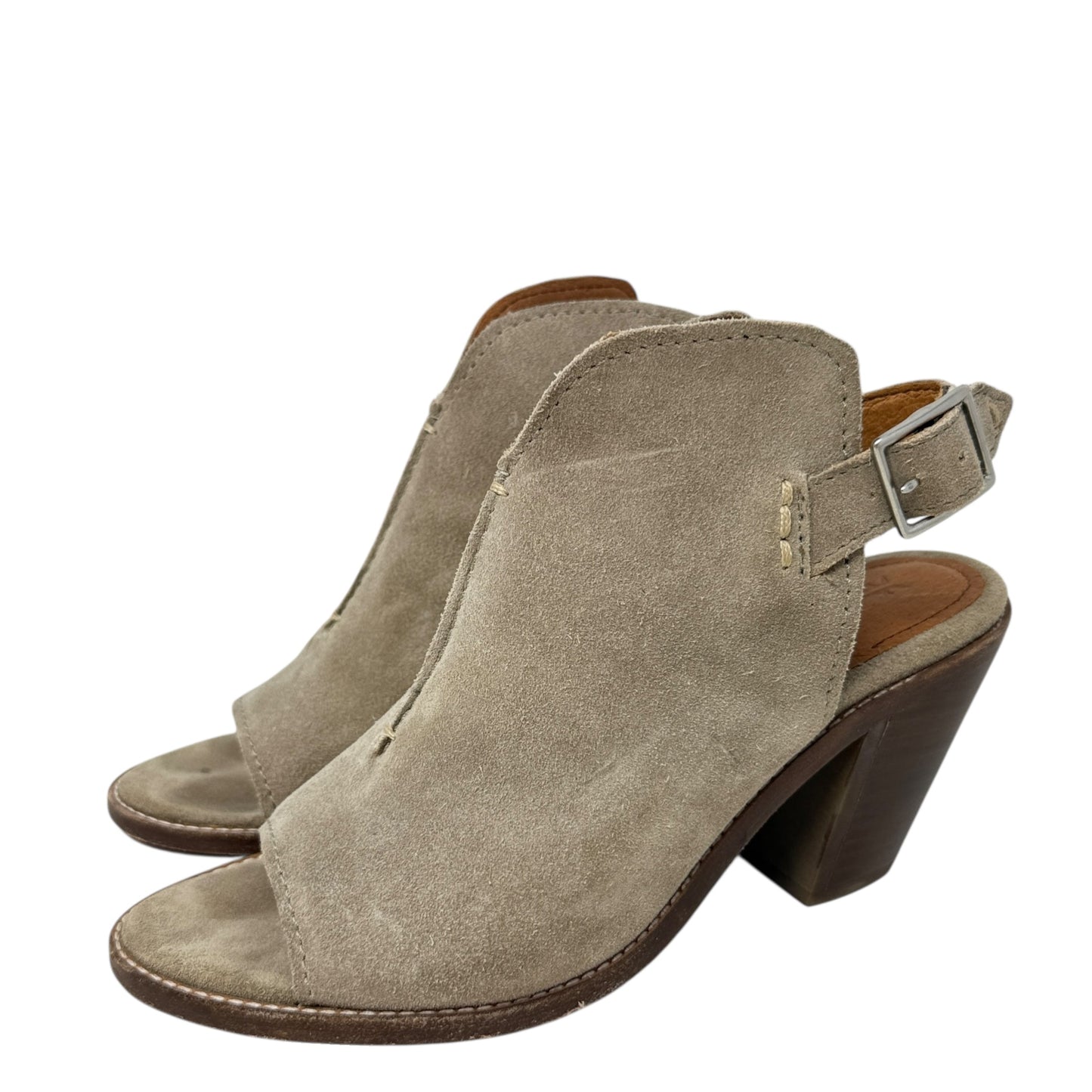 Ash Slingbacks Designer By Frye In Taupe, Size: 6.5