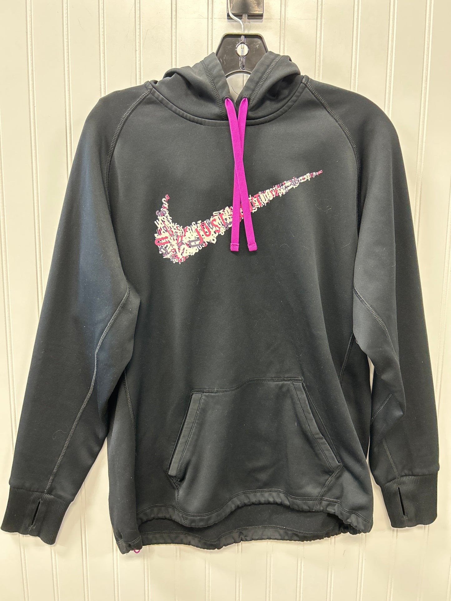 Sweatshirt Hoodie By Nike Apparel In Black, Size:L