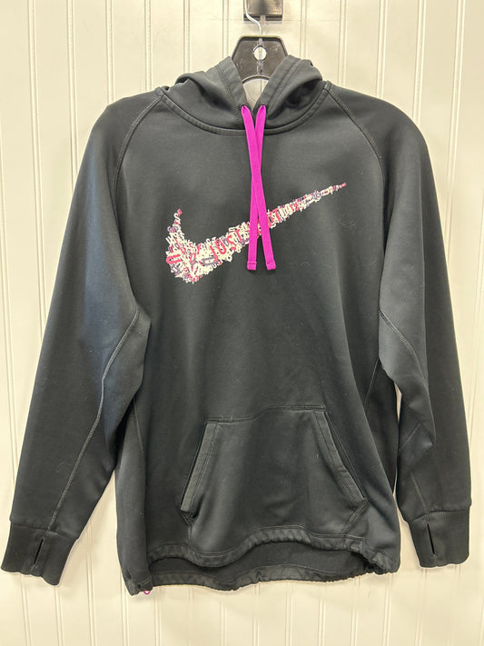 Sweatshirt Hoodie By Nike Apparel In Black, Size:L