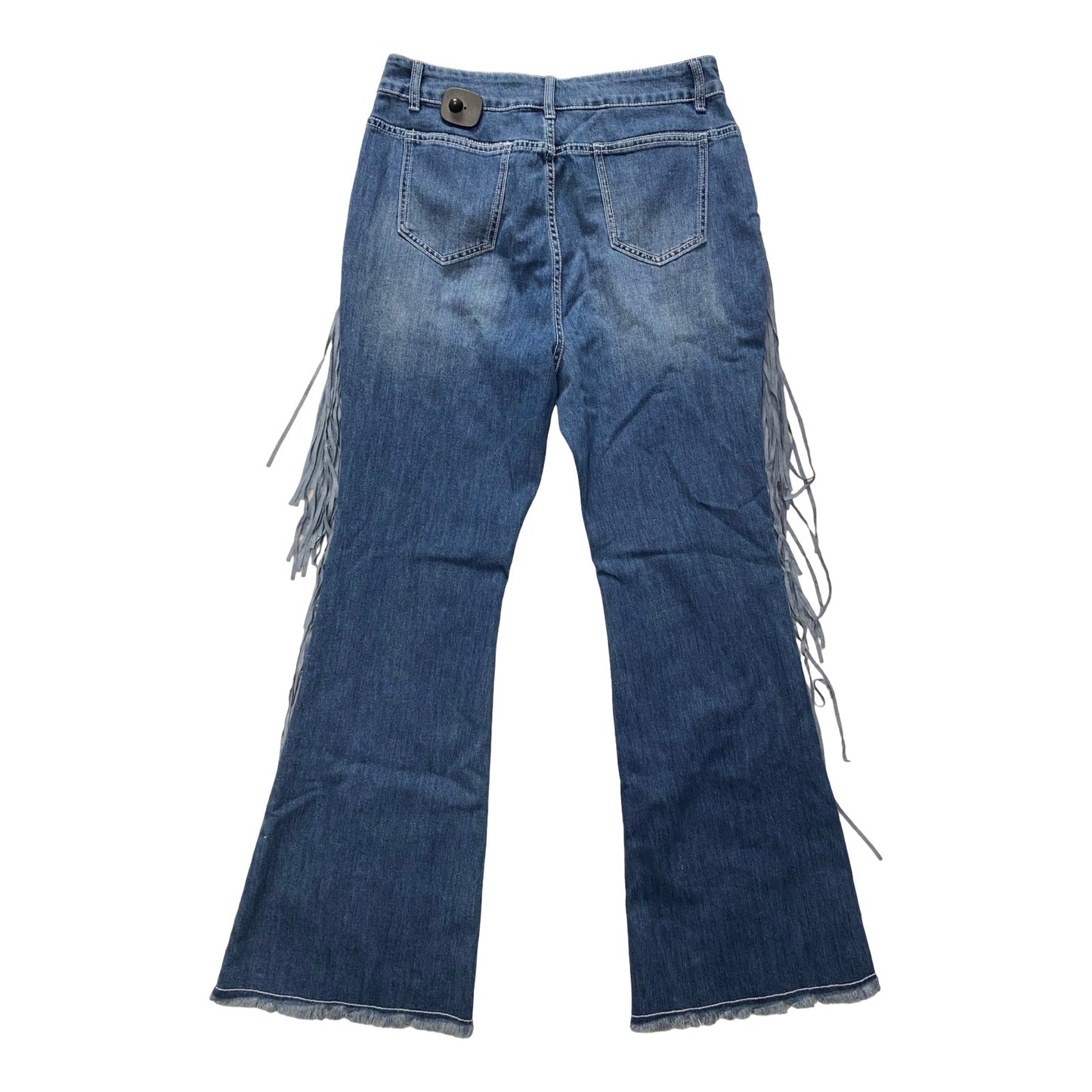 Jeans Flared By Cmb In Blue Denim, Size:L