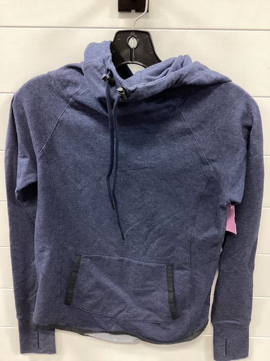 Athletic Top Ls Hoodie By Athleta In Blue, Size:Xxs