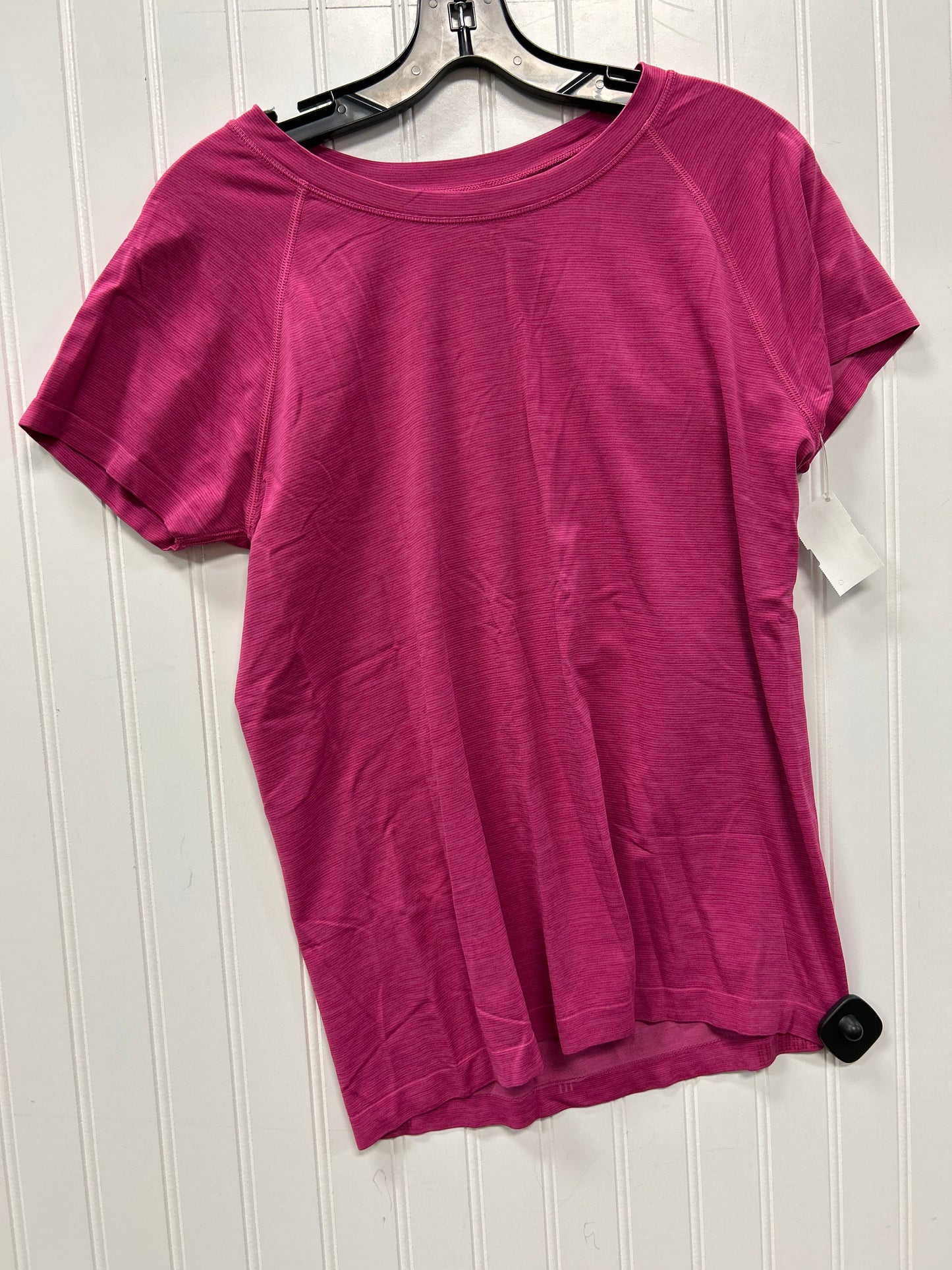 Athletic Top Ss By Athleta In Pink, Size:L