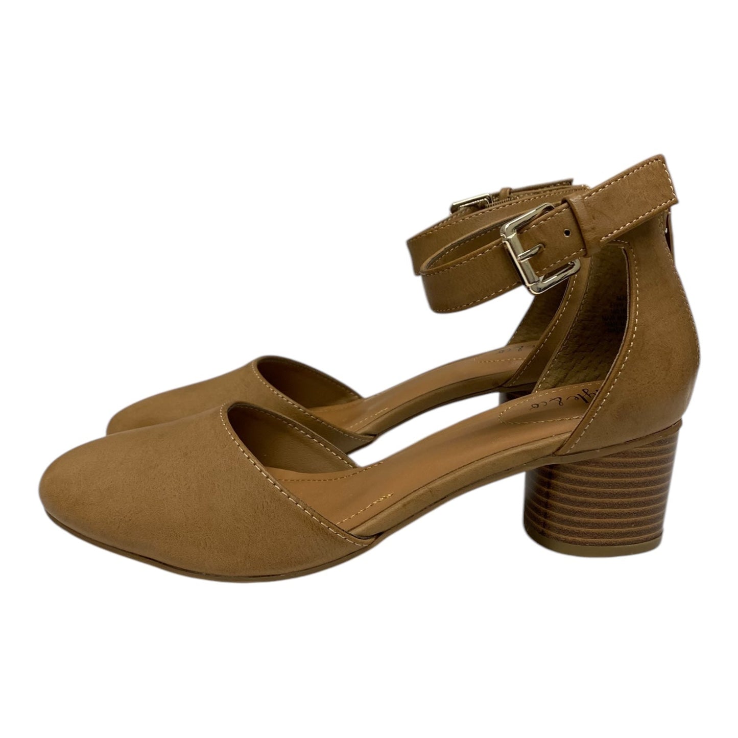 Shoes Heels Block By Style And Company In Cream, Size:7.5