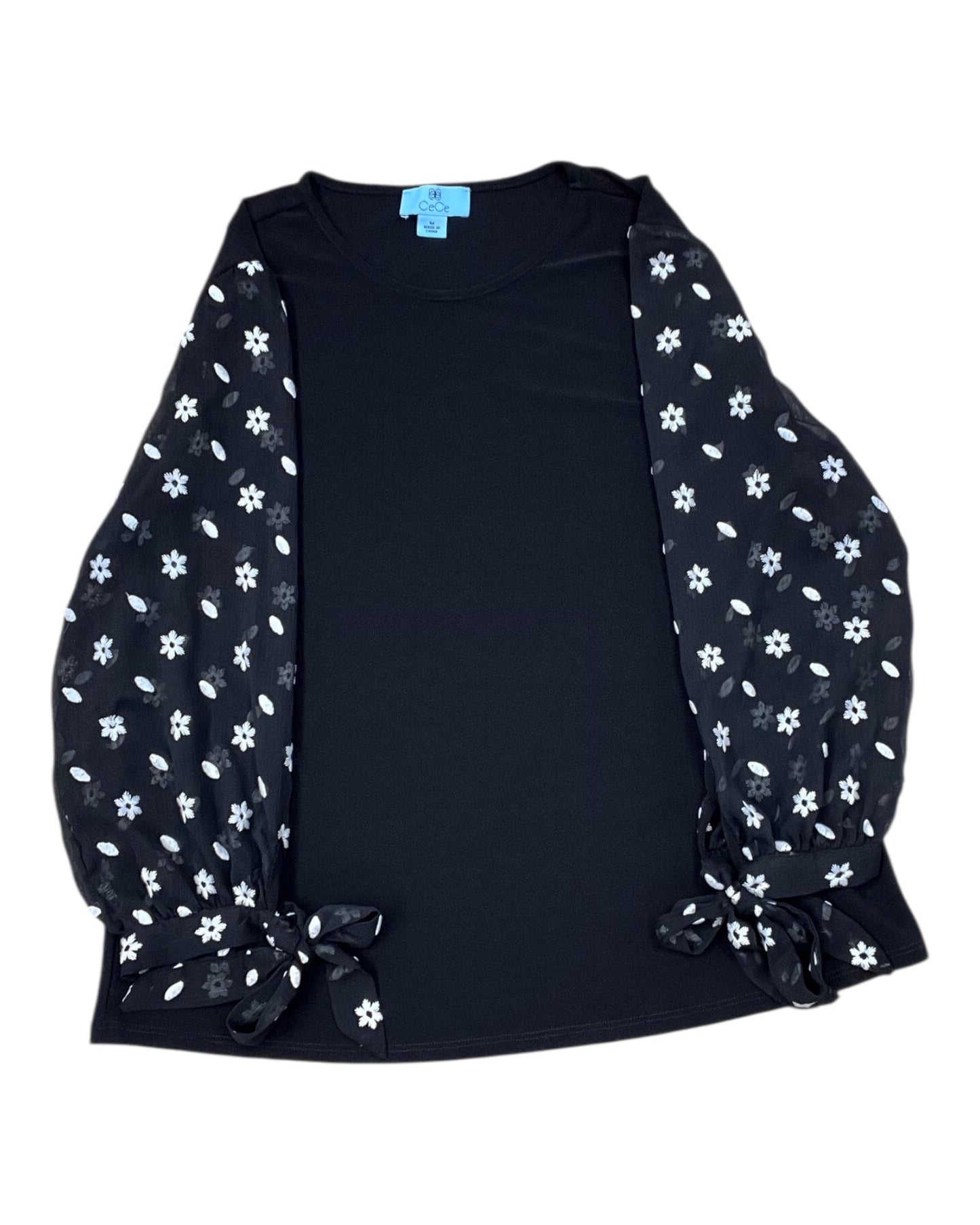 Top Ls By Cece In Black, Size:M