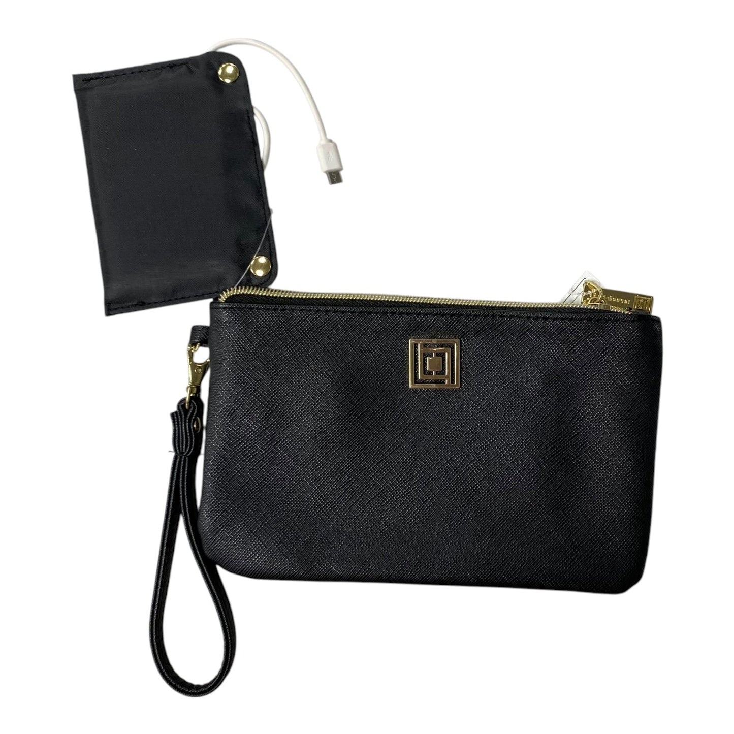 Wristlet By Liz Claiborne In Black, Size:Medium