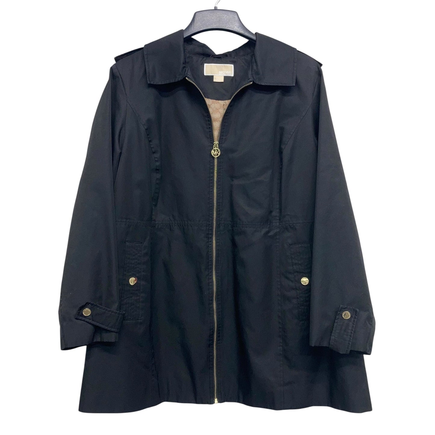 Coat Raincoat By Michael By Michael Kors In Black, Size:1X