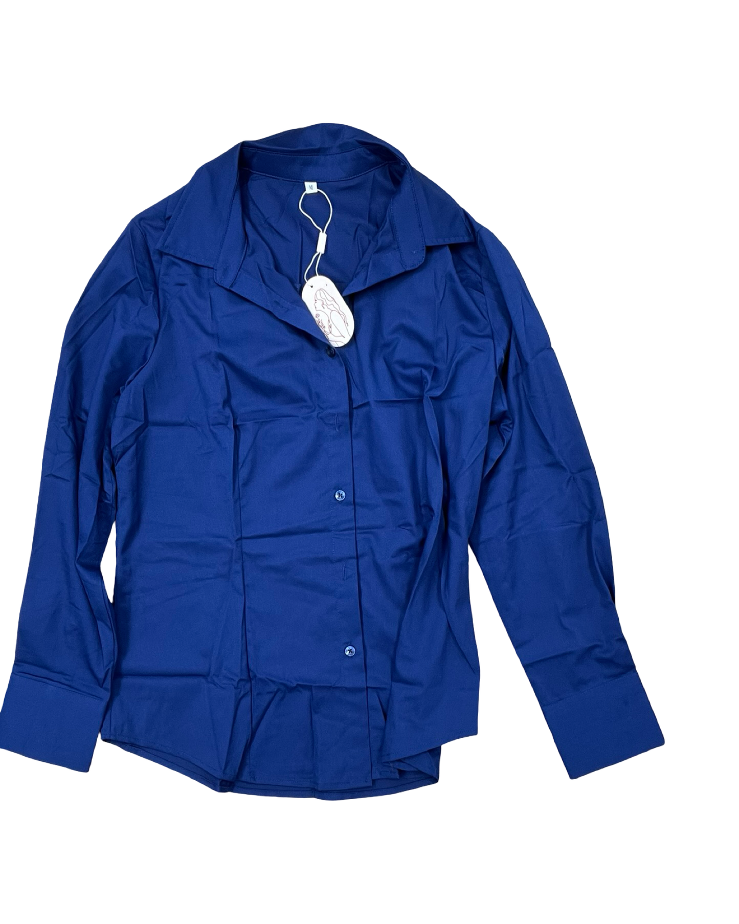 Blouse Ls By Clothes Mentor In Blue, Size:M