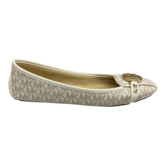 Shoes Designer By Michael Kors In Cream, Size:11
