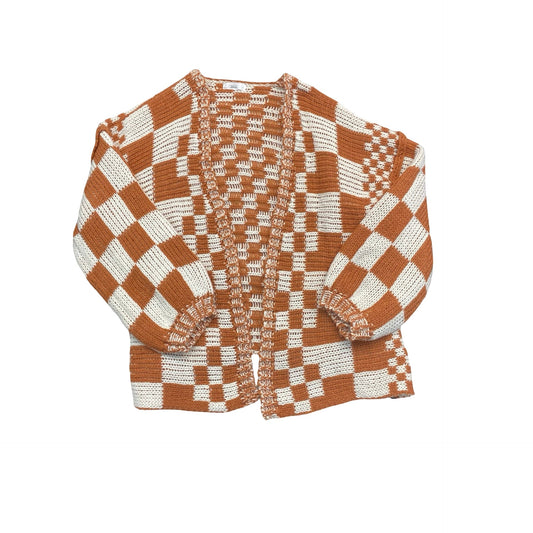 Sweater Cardigan By Talulah In Orange, Size:L