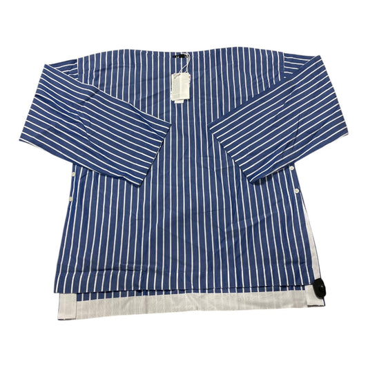Top Ls By J. Crew In Blue, Size:M