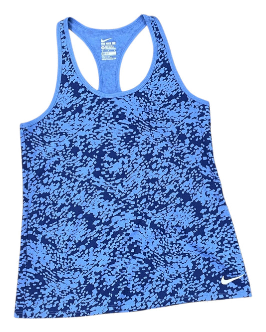 Athletic Tank Top By Nike In Blue, Size:M