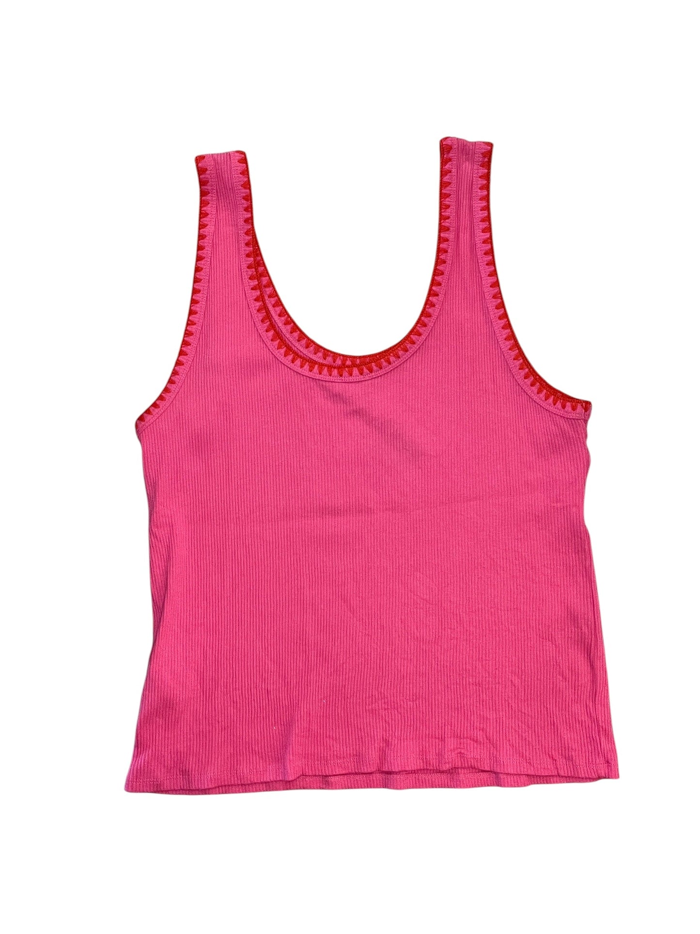 Tank Top By J. Crew In Pink, Size:Xxl