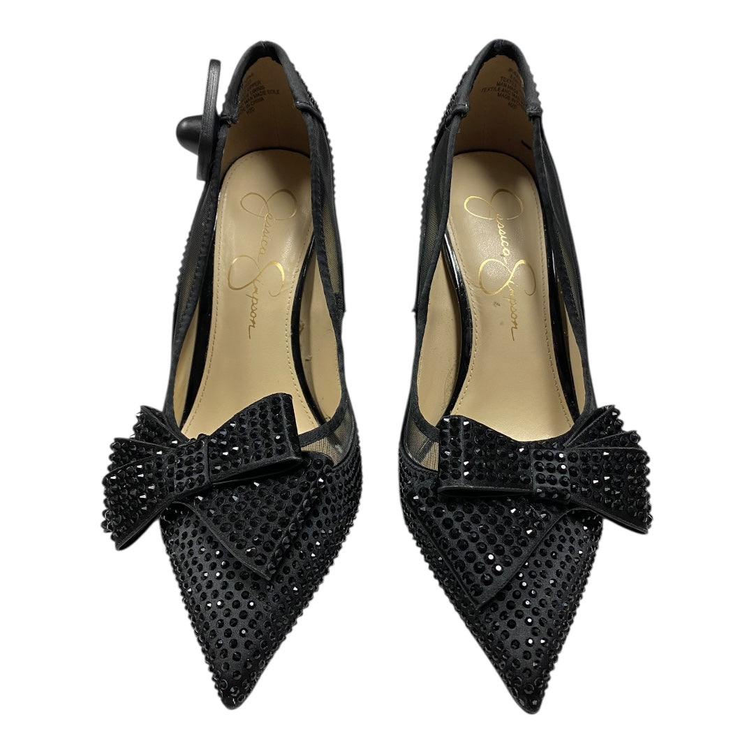 Shoes Heels Block By Jessica Simpson In Black, Size:6.5