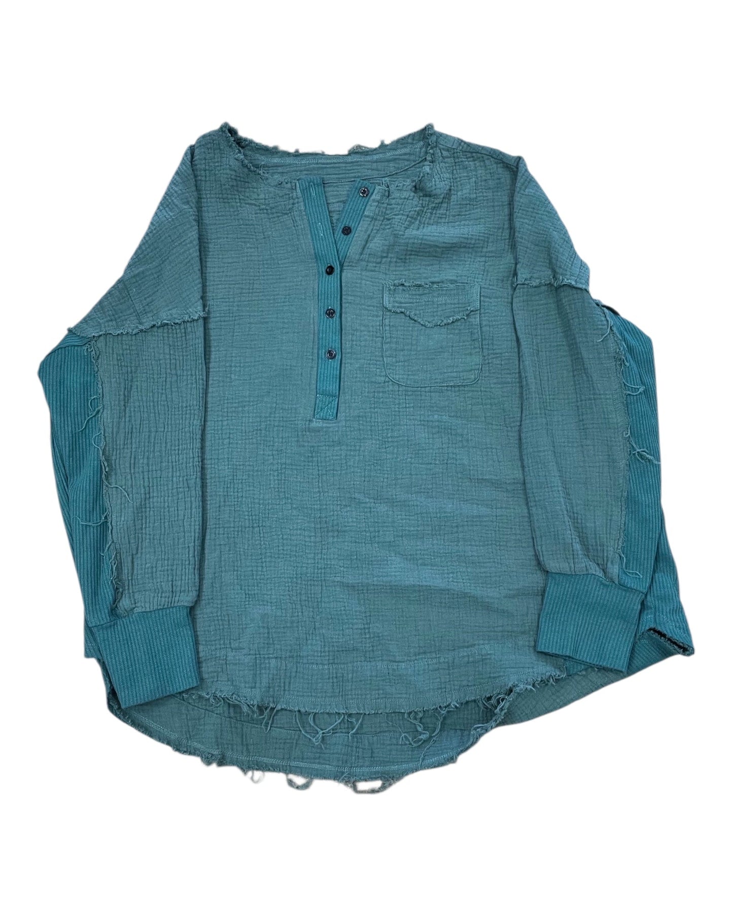 Top Ls By Clothes Mentor In Green, Size:Xl
