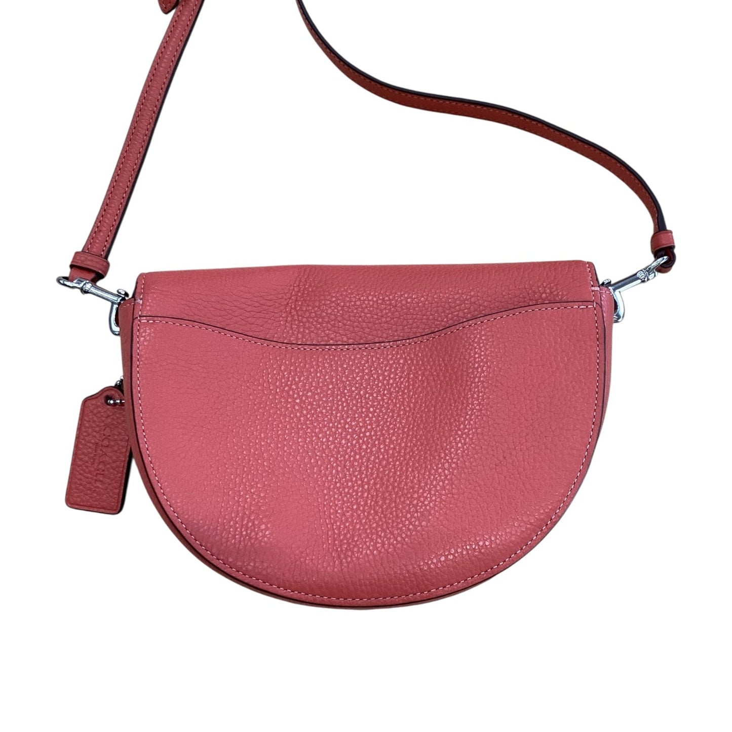 Crossbody Designer By Coach In Coral, Size:Small
