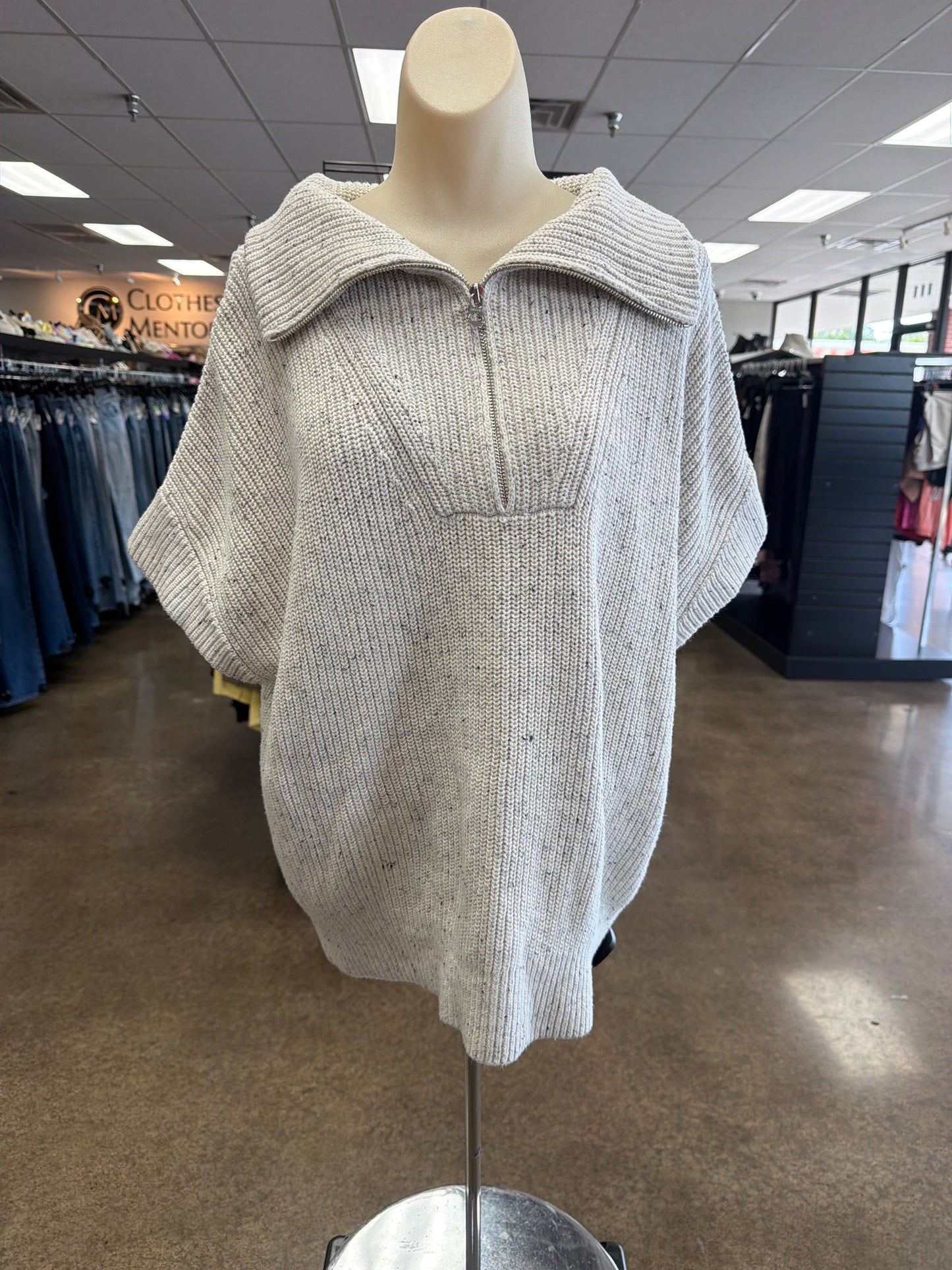 Sweater Ss By Varley In Cream, Size:M