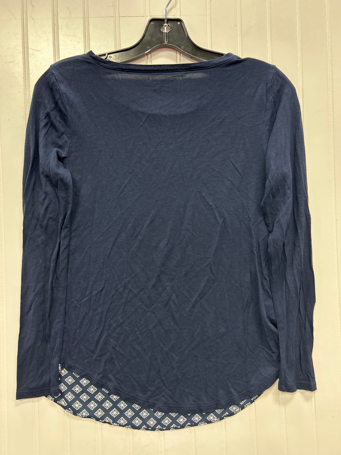 Top Ls By Loft In Navy, Size:Xsp
