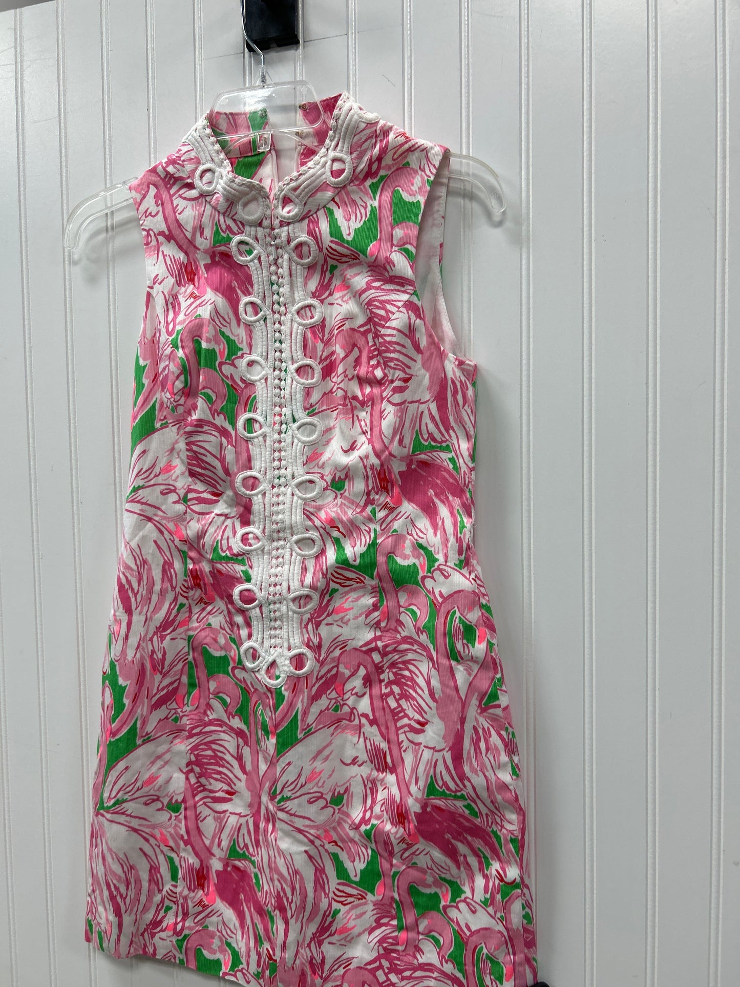 Dress Designer By Lilly Pulitzer In Pink & White, Size:0