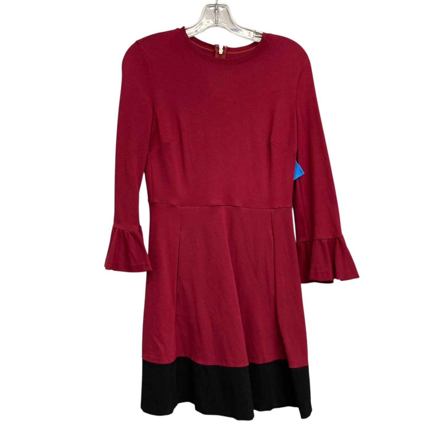 Dress Designer By Kate Spade In Black & Red, Size:S
