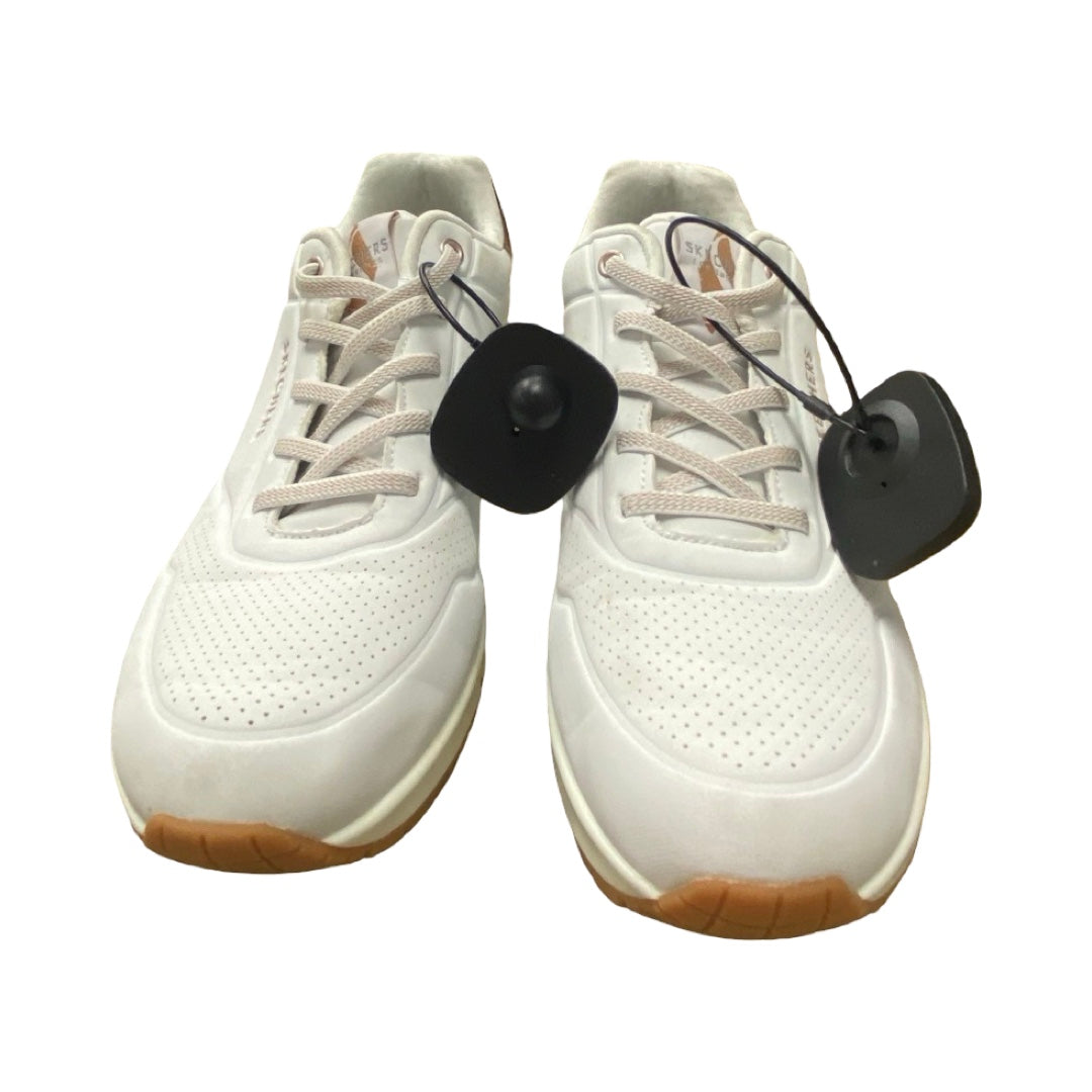 Shoes Athletic By Skechers In White, Size:8.5