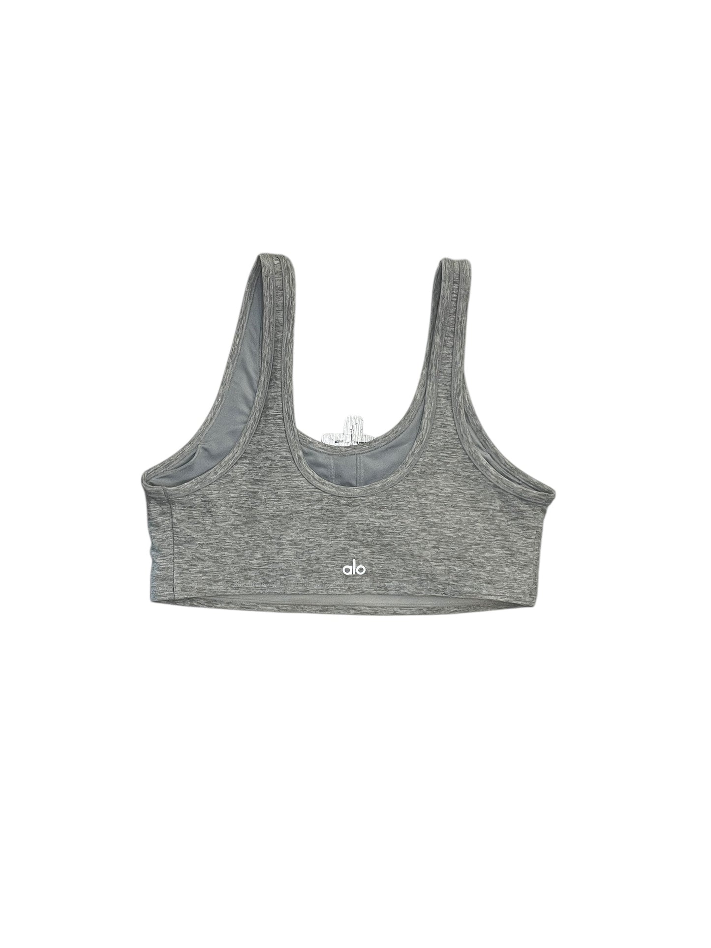 Athletic Bra By Alo In Grey, Size:L
